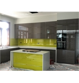 Tủ bếp Inox cánh kính 