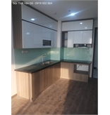Tủ bếp Inox cánh melamin